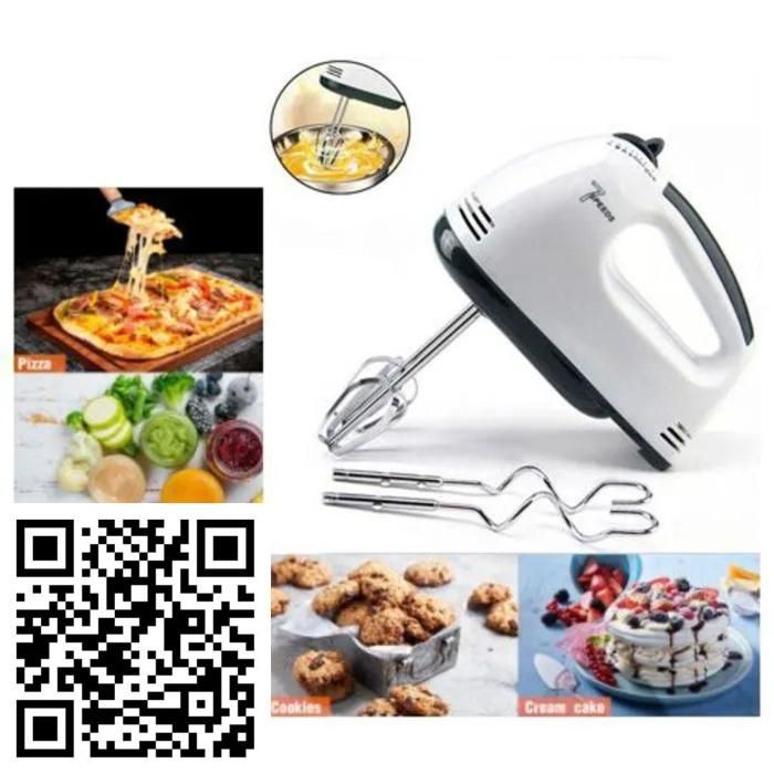 Mélangeur multifonction à main, batteur électrique 7 vitesses pour pâte et aliments