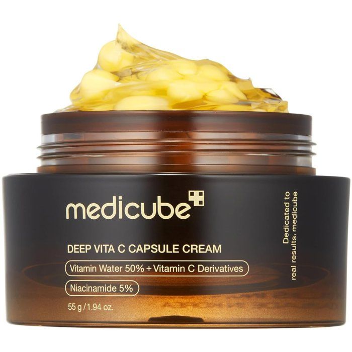 Crème - Medicube - Deep Vita C Capsule Cream - 55g - Vitamine C - Extrait d'argousier - Niacinamide