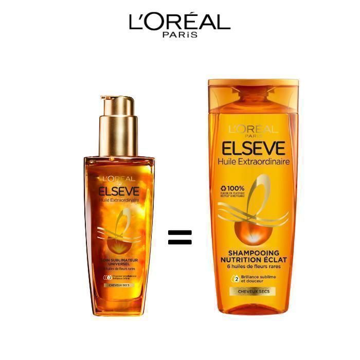 L'OREAL PARIS - Pack Huile Extra = Shampooing – 200 ml