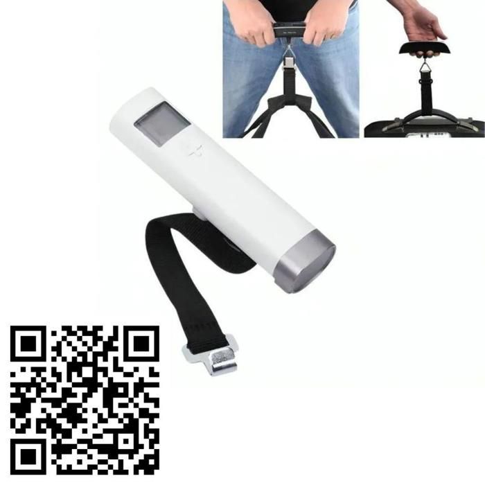 Balance Numérique LCD pour Bagages, Capacité 50 kg, Idéale pour Voyage