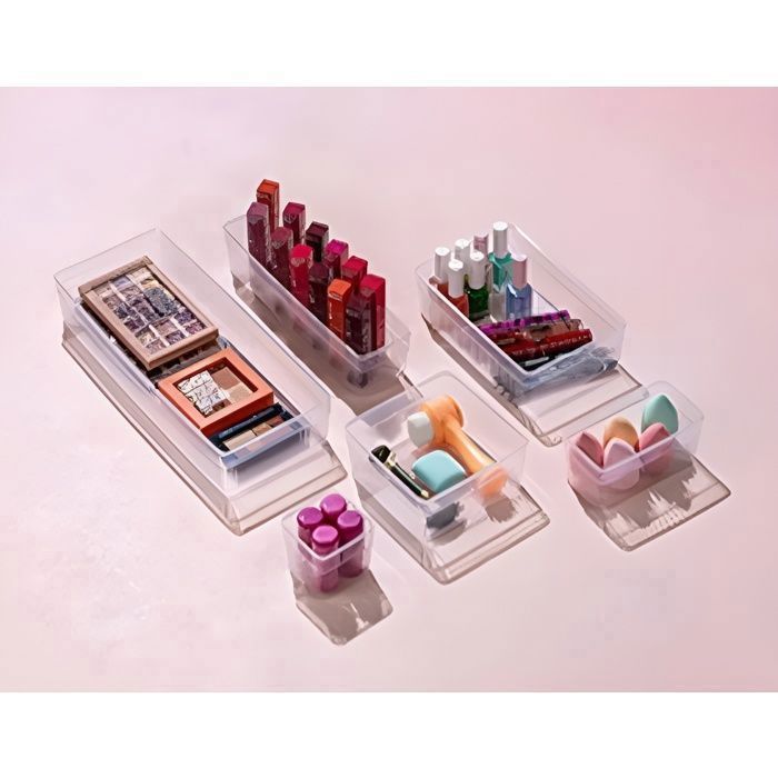 Organisateur rectangulaire - Transparent - 30.5x15 cm - Bureau - Contemporain - Design