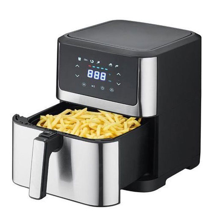 Best Mark Friteuse sans huile XXL ,ecran LCD tactile 10 litre 1800w, air fryer