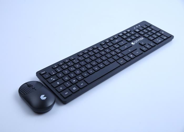 Clavier Num + Souris Sans Fil Noir MF109375 Citytek
