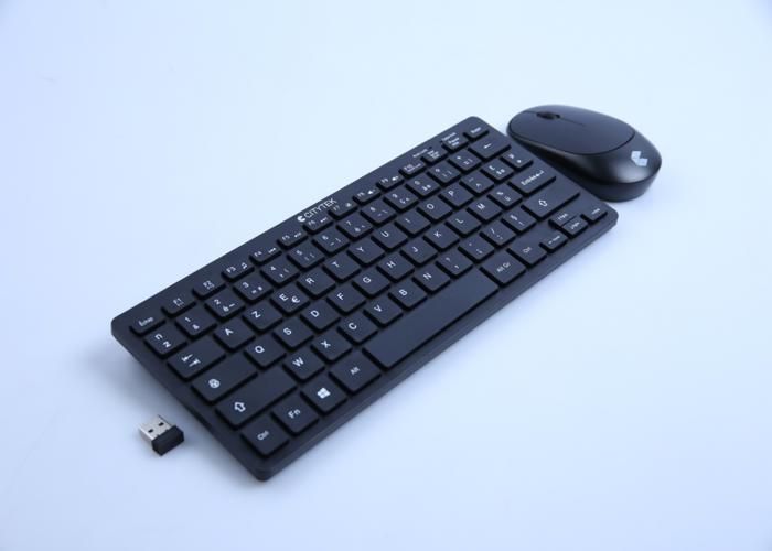 Clavier + Souris Sans Fil - CITYTEK - MF109377 - Noir - Ergonomique - Design Moderne
