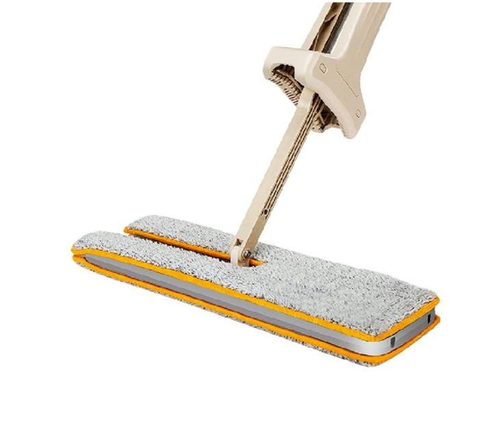 Serpillère Balai auto-essorante magique double face