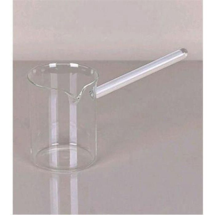 Pot à lait - Verre - 500ML - Résistant - Avec poigne - Transparent