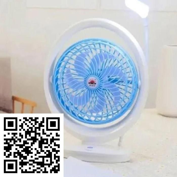 Ventilateur USB Portable avec Éclairage LED – Rechargeable et Idéal pour le Bureau