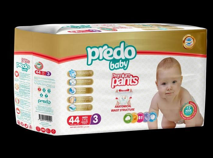 Couche Kelot Predo Bébé 44 piece pour age 3 ans