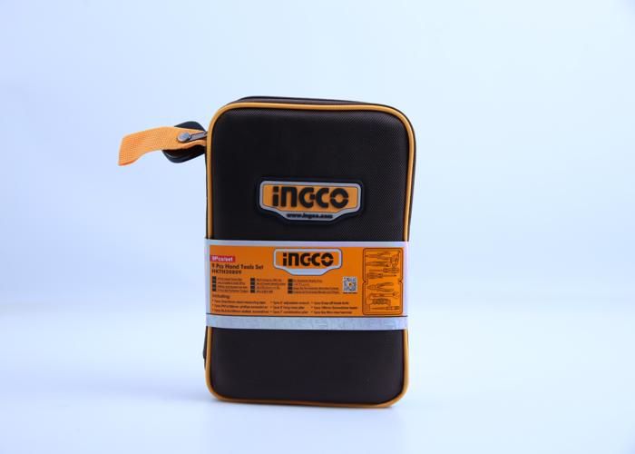 Outils à main - INGCO - Pochette 9 outils - Compacte - Pratique - Idéale pour bricolage