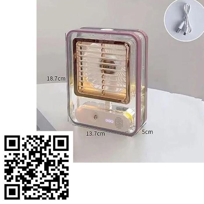 Ventilateur de Bureau USB Ultra-Silencieux – Mini Refroidisseur d'Air