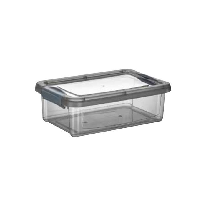Boite Click Fresh Alimentaire sans BPA Empilable avec Clips Lot de 3 boites capacité 6 Litres