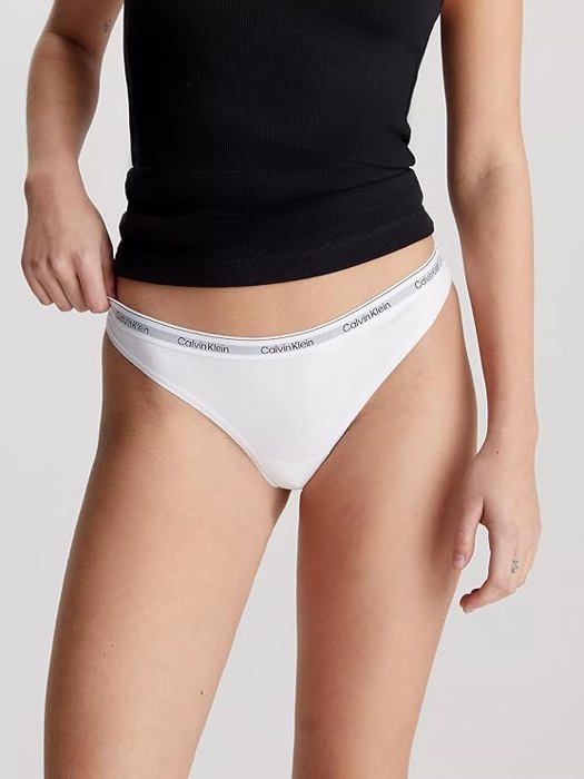 Calvin Klein Thong 3Pk Adultes Femme Sous-vêtements Polychrome