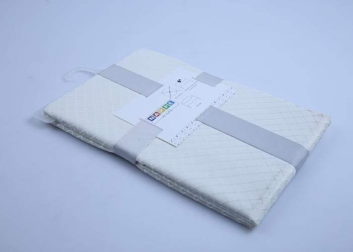 Nappe Jacquard Rond 180cm Luxe NK39080-R Beige