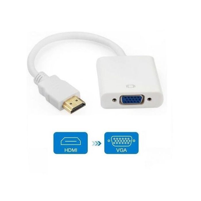 Adaptateur hdmi vga - hdmi vert vga - hdmi to vga