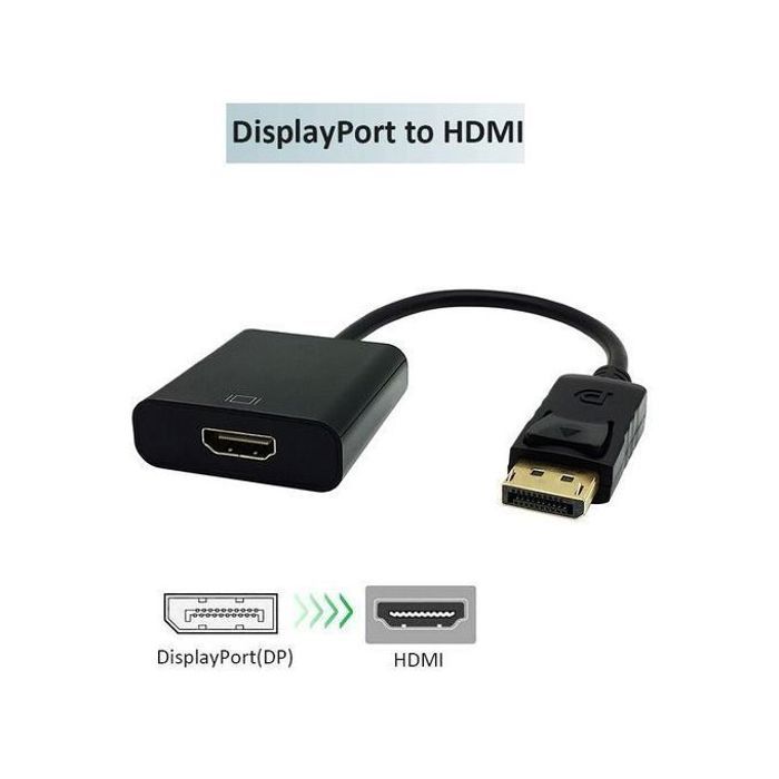 Câble Adaptateur DP pour Display port mâle vers HDMI Femelle
