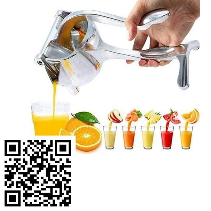 Presse-agrumes manuel en aluminium idéal pour oranges citrons et autres fruits