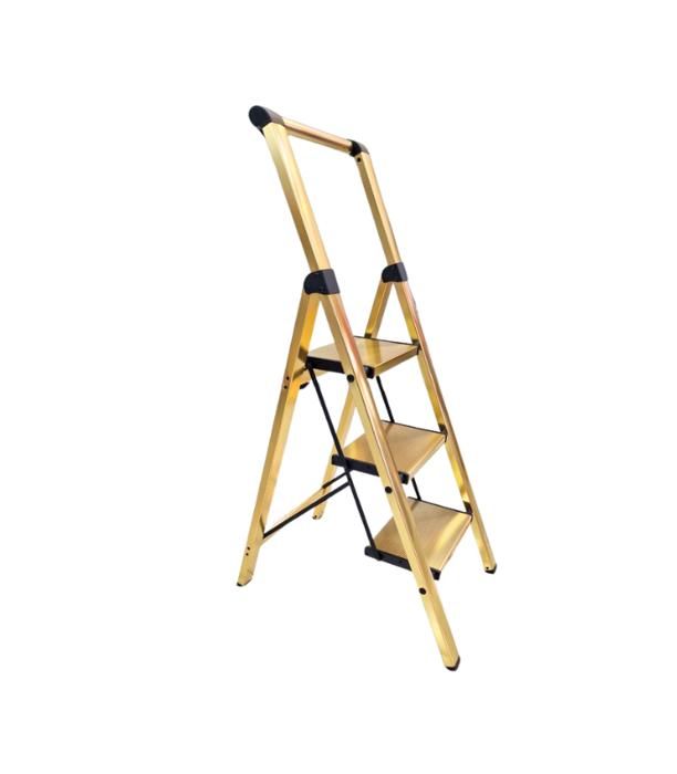 ESCABEAU PLIABLE 3 MARCHES LONG GOLD L0103G