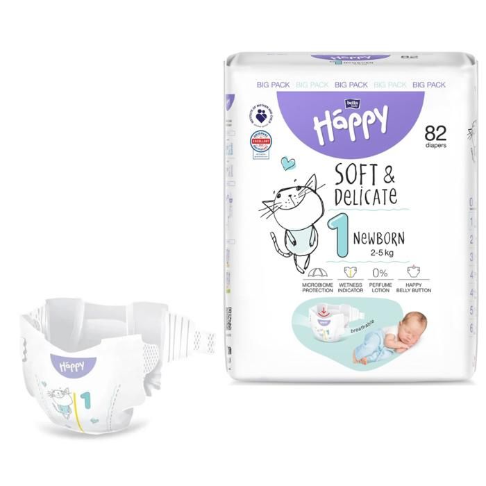 Couches pour enfants, N°1 HAPPY 82 Diapers