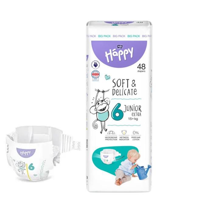 Couches pour enfants, N°6 HAPPY 48 Diapers