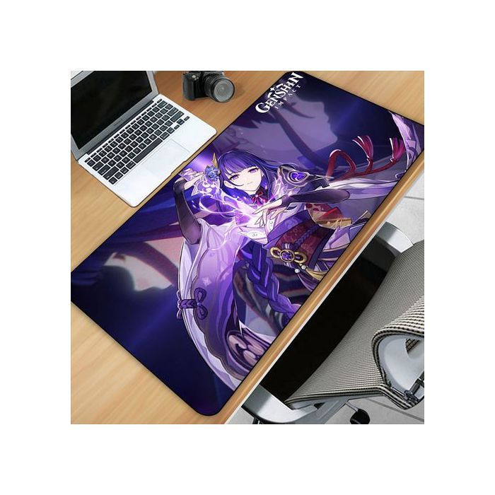 Tapis de souris gaming - Genshin Impact - Multicolore - Impression HD - Accessoire de jeu - Haute qualité