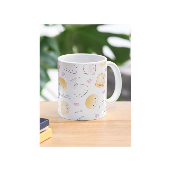 Mug - Cute Dimsum Puns - Multicolore - Porcelaine - Design unique - Résistant au lave-vaisselle