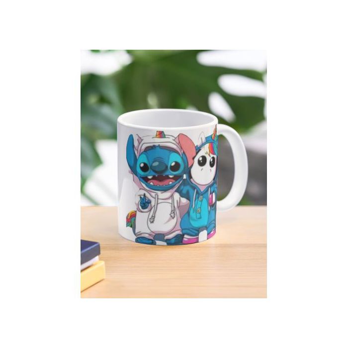 Mug - Unicorn - Stitch - Multicolore - Porcelaine - Design contemporain