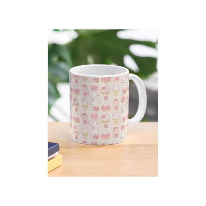 Mug - Strawberry Shortcake Bunny - Multicolore - Porcelaine - Design unique - Résistant