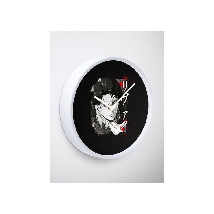 Horloge murale - Art House - Attack On Titan - Captain Levi - Design contemporain - Intérieur