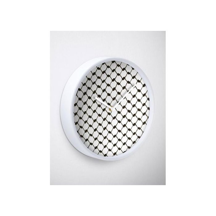 I Love Palestine, Stand With Palestine, Pray For Palestine, Free Palestine, Palestine Flag Wall Clock Decoration For House & Rooms