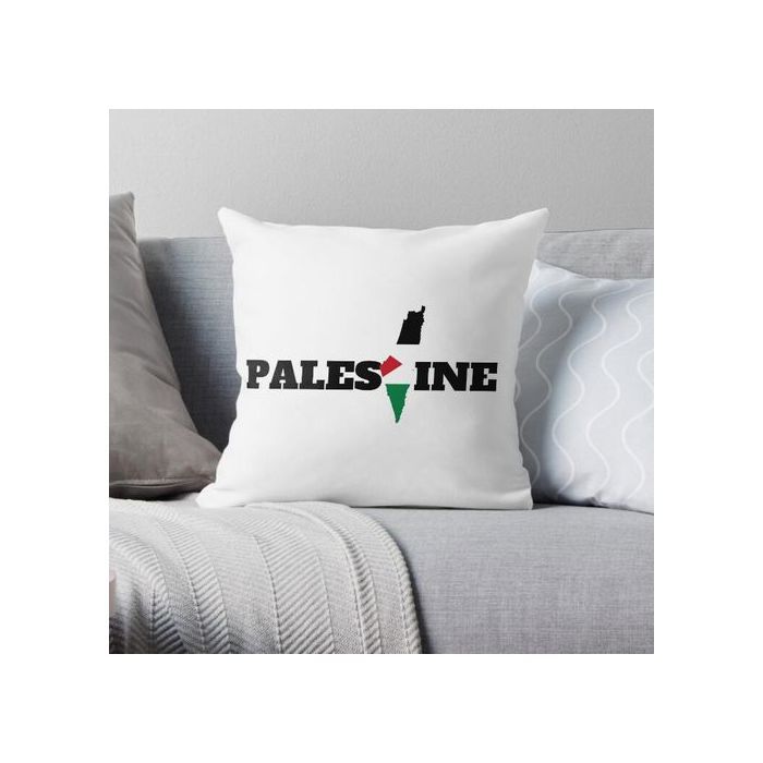 Taie d'oreiller - Happy Store - Palestine - Imprimée - Rectangulaire - Contemporain