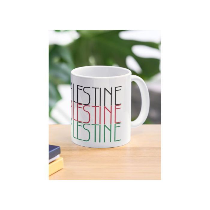 Tasse - Palestine & Gaza - Papillon - Céramique de haute qualité - Multicolore - Compatible lave-vaisselle
