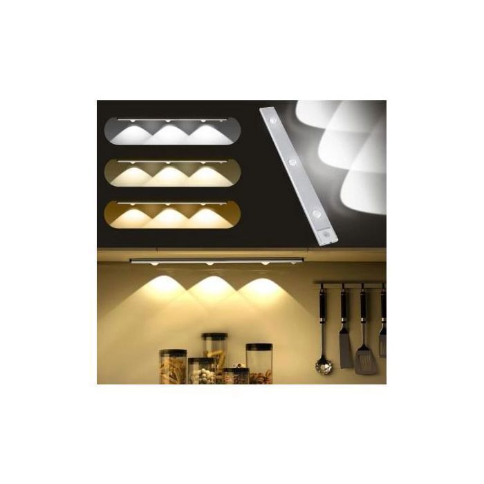 Lampe LED - GENERIC - SenseLED - Détection de mouvement 3m - 3 modes - Éclairage économique