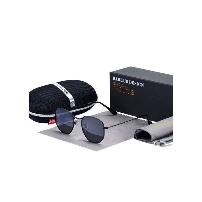 Lunettes de soleil - BARCUR - UV400 - Polarisées - Antireflet - Ronde