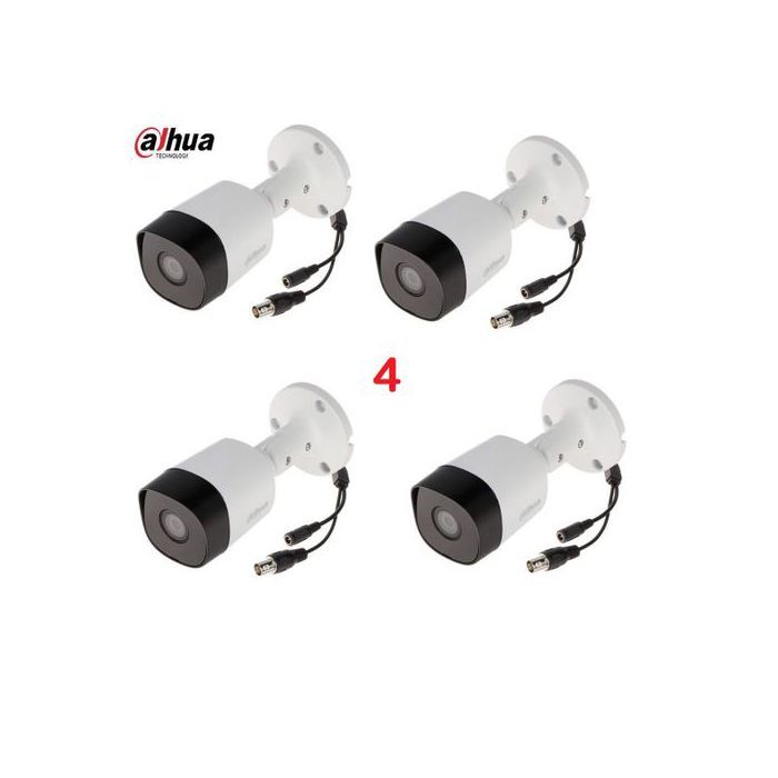 Dahua PACK 4 cameras extérieure waterproof 2MP Full HD HDCVI 2.8mm