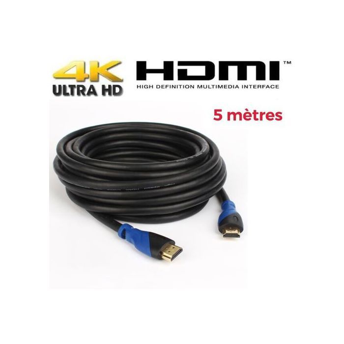 Intercable Cable HDMI 5M Full HD haute qualité