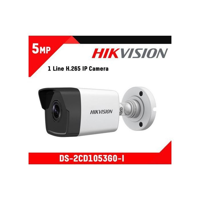 Hikvision Camera de surveillance IP 5MP Etanche Bullet Full HD 2.8mm