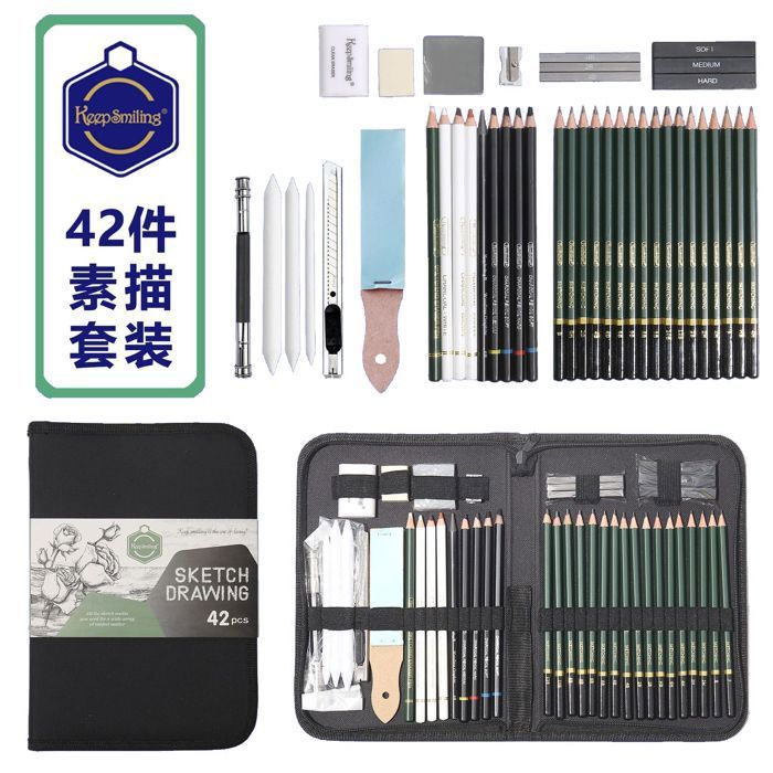 Pach de crayon  Artist Art  Professional Drawing Sketching 42pcs