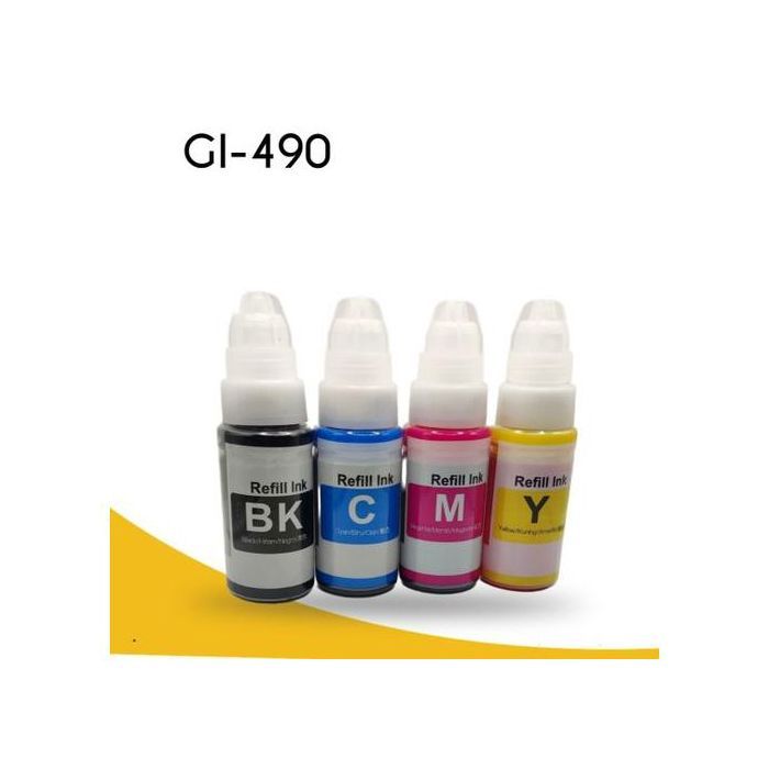 Refill Ink Printer Pack Bouteilles d'encre adaptable GI-4G0 pour les imprimantes à rèservoires PIXMA G