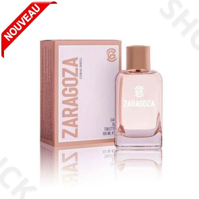 Parfum rafraîchissant et vibrant, parfait pour les femmes CORAL SHELL Zaragoza 100 ml.