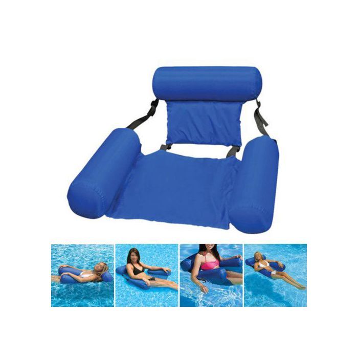 chaise pour piscine plage, Hamac gonflable pliable, bouée à air