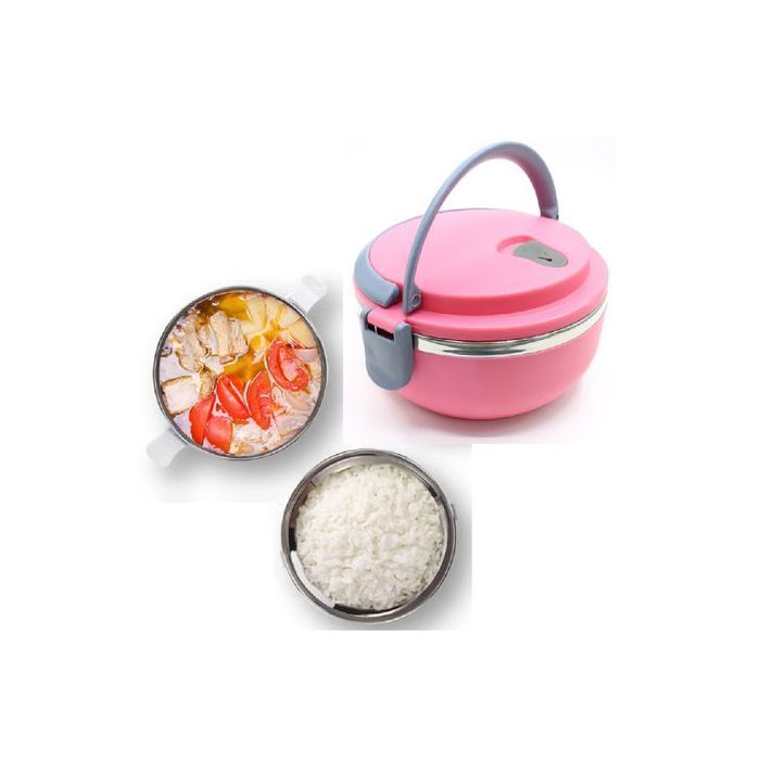 Boîte à lunch en acier inoxydable, boîte à lunch avec poignée et couvercle