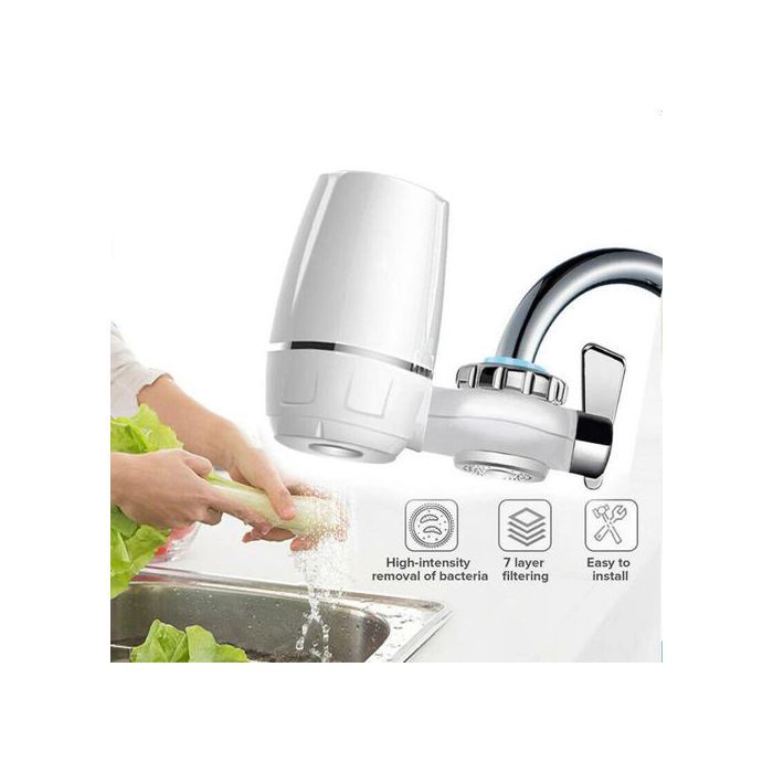 Filtre Purificateur pour Robinet, Anticalcaire et Nettoyage d'Eau