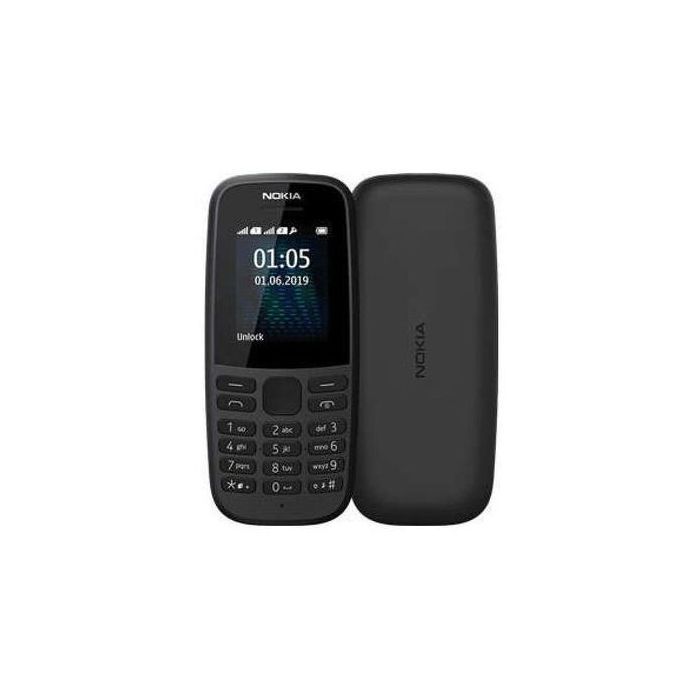 Nokia 105 noir téléphone double carte sim.