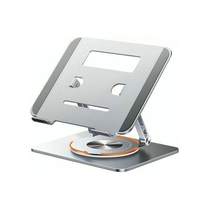 Support rotatif à 360° pour ordinateur portable et tablette, hauteur réglable et pliable
