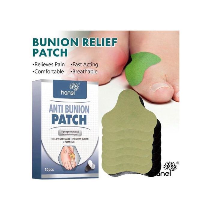 Patch Anti-Bursite à Base de Plantes pour Orteil et Pieds, Soulagement du Hallux Valgus, 10pcs