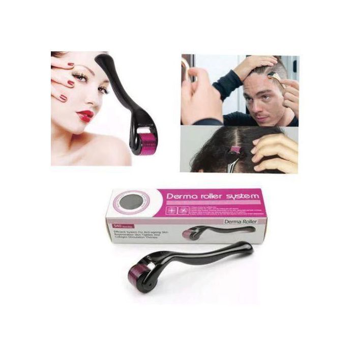 Rouleau en Titane pour Soin de la Peau et Repousse des Cheveux, Anti-âge et Anti-vergetures, 0.75mm