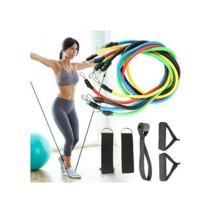 Bandes de Résistance pour l'Entraînement, Bandes Élastique Fitness Gym 11 pcs