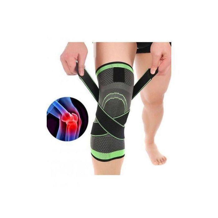 Genouillère de Compression Élastique, Soulagement de l'Arthrite et Support de Fitness