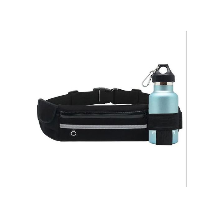 Sac de taille étanche avec porte-bouteille, Sac de sport pour Homme et Femme