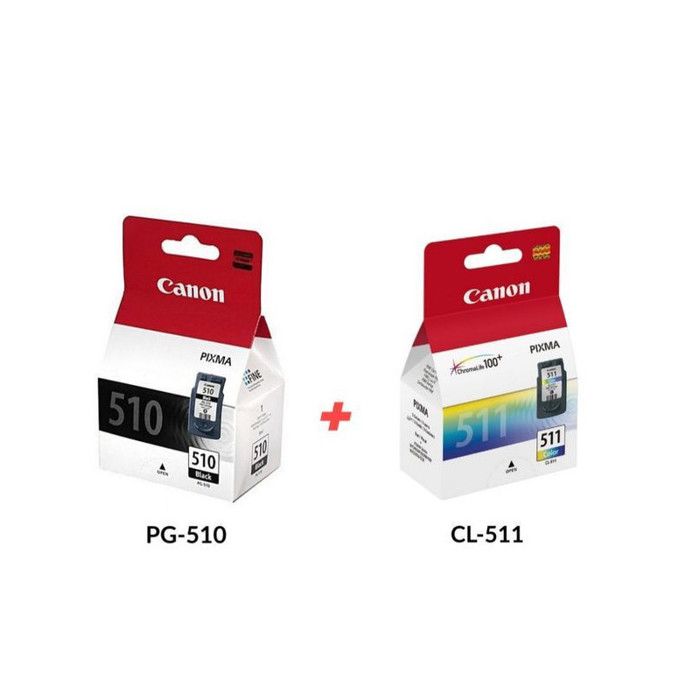 Cartouche d'encre PG-510 noir + CL-511 Tri-Color (2970B007AA)